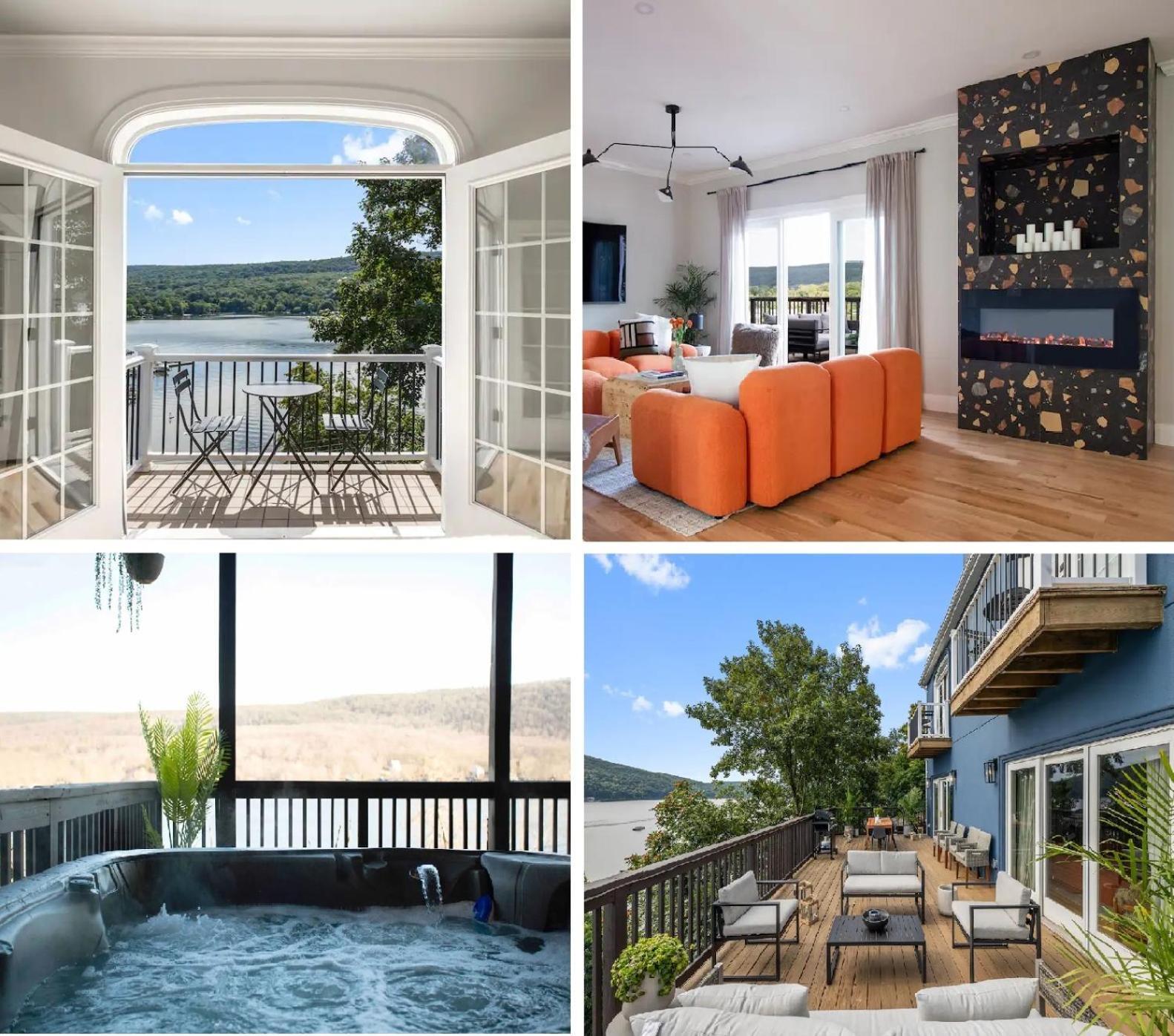 Lakeview House - Hot Tub - Firepit - Stunning Views - Spacious Deck - Cozy Living Room - Bar Greenwood Lake Extérieur photo
